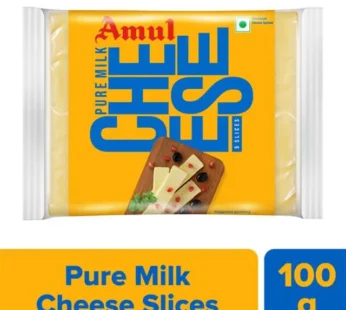Amul Cheese Slices – Rich In Protein, Wholesome, No Added Sugar, 100 g (5 Slices)
