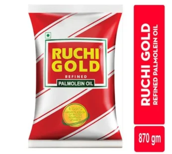 RUCHI Gold Palmolein Oil, 870 g Pouch