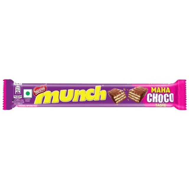 Nestle Munch – Coated Wafer, Crunchiest Ever, 18 g Pouch