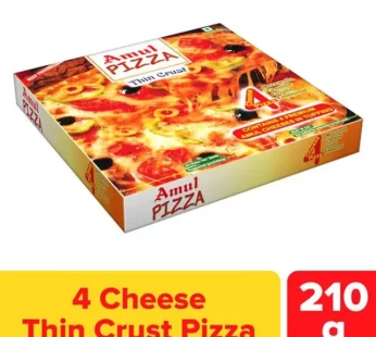 Amul 4 Cheese Pizza, 210 g Pouch