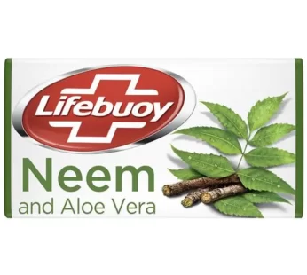 Lifebuoy Neem & Aloe Vera Soap Bar, 100% Better Skin Protection, 100 g