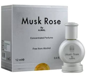 Ajmal Musk Rose Concentrated Floral Perfume Free From Alcohol For Unisex, 12 ml