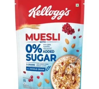 Kelloggs Muesli – With 0% Added Sugar, 500 g Pouch