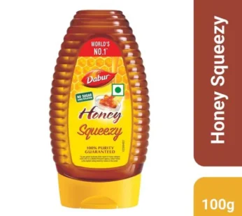 Dabur Honey – Squeezy, 100% Pure, Rich In Nutrients, No Sugar, Boosts Immunity, 100 g