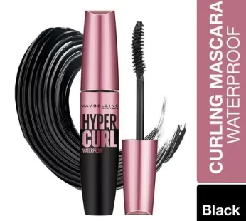 Maybelline New York Hypercurl Mascara – Waterproof, 9.2 g Black