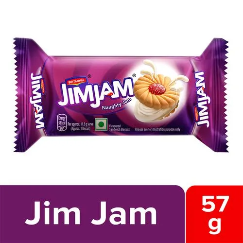 Britannia Jimjam Cream Biscuits 57 g