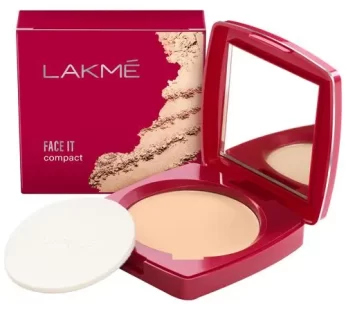 Lakme Compact – Face It, Matte Finish Powder For Instant Glow, 9 g Marble