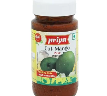 Priya Pickle – Cut Mango (With Garlic) 300 g Bottle
