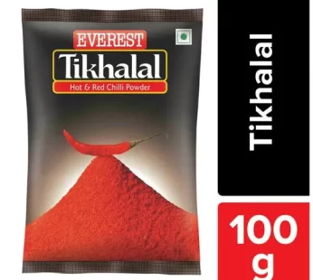 Everest Powder Tikhalal Hot Chilly 100 g Pouch