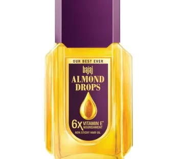 Bajaj Almond Drops Non-Sticky Hair Oil – For Healthy & Beautiful Hair With 6X Vitamin E Nourishment 45 ml