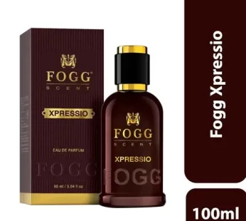 Fogg Xpressio Scent Eau De Parfum – Mens Perfume, Long-Lasting Fresh & Powerful Fragrance 100 ml