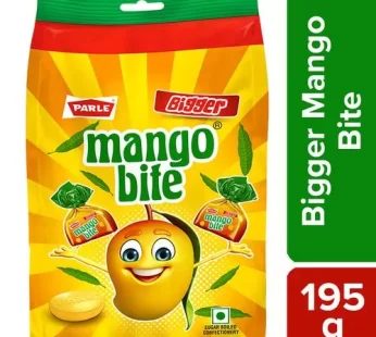 Parle Bigger Mango Bite Candy – Sugar Boiled Sweet & Tangy, 195 g