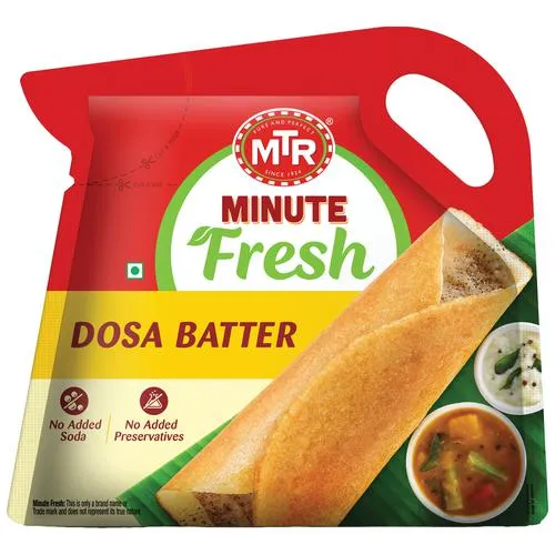 MTR FOODS Minute Fresh Dosa Batter – No Added Preservatives Soda, Colours Or Flavours Authentic Taste 850 g