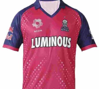 Rajasthan Cricket Team Jersey 2024 – Samson 11