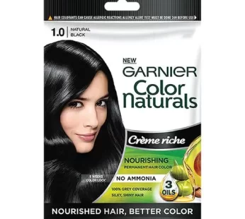 Garnier Colour Naturals – Color Naturals CrÃ¨me Riche Sachet 60 g Shade 1 Natural Black